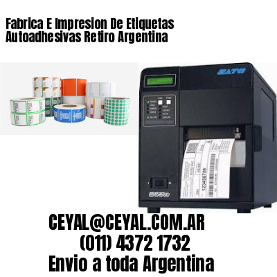 Fabrica E Impresion De Etiquetas Autoadhesivas Retiro Argentina