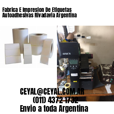 Fabrica E Impresion De Etiquetas Autoadhesivas Rivadavia Argentina