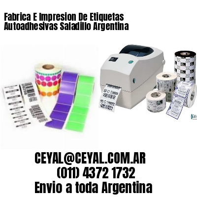 Fabrica E Impresion De Etiquetas Autoadhesivas Saladillo Argentina