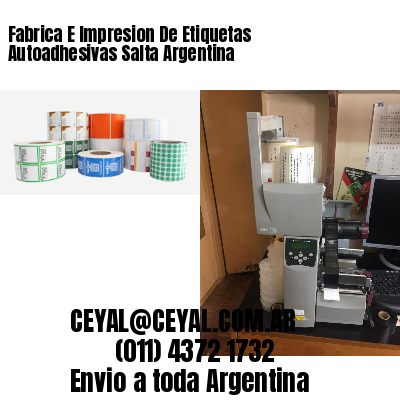 Fabrica E Impresion De Etiquetas Autoadhesivas Salta Argentina