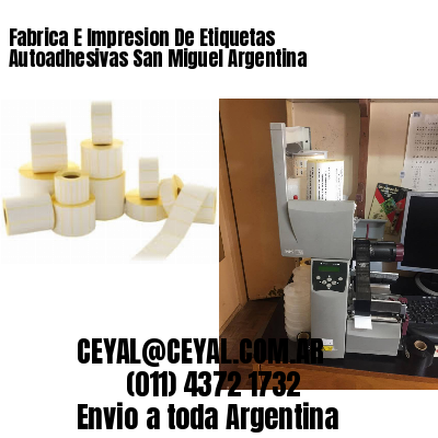 Fabrica E Impresion De Etiquetas Autoadhesivas San Miguel Argentina