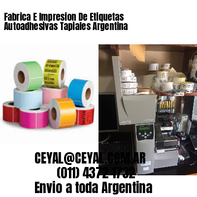 Fabrica E Impresion De Etiquetas Autoadhesivas Tapiales Argentina