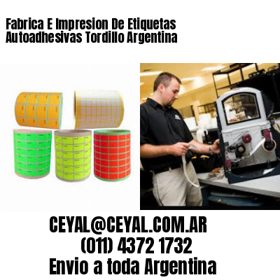 Fabrica E Impresion De Etiquetas Autoadhesivas Tordillo Argentina