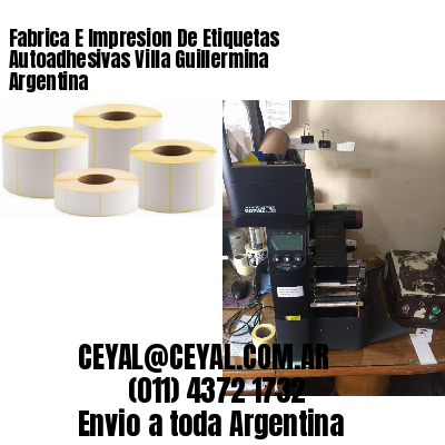 Fabrica E Impresion De Etiquetas Autoadhesivas Villa Guillermina Argentina