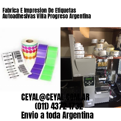 Fabrica E Impresion De Etiquetas Autoadhesivas Villa Progreso Argentina