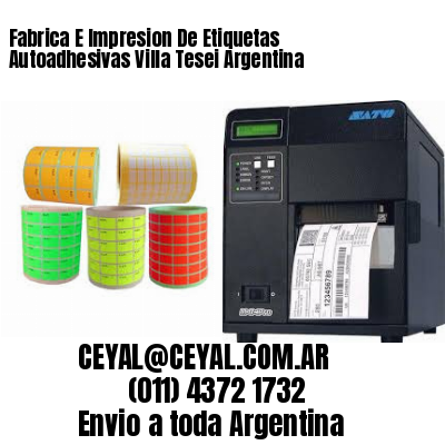 Fabrica E Impresion De Etiquetas Autoadhesivas Villa Tesei Argentina