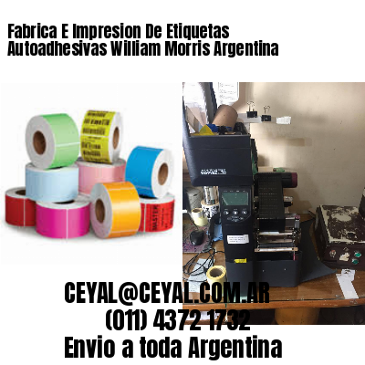 Fabrica E Impresion De Etiquetas Autoadhesivas William Morris Argentina
