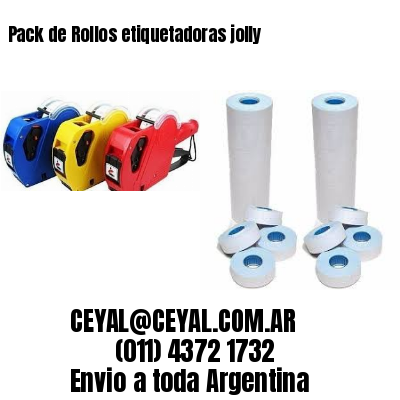Pack de Rollos etiquetadoras jolly