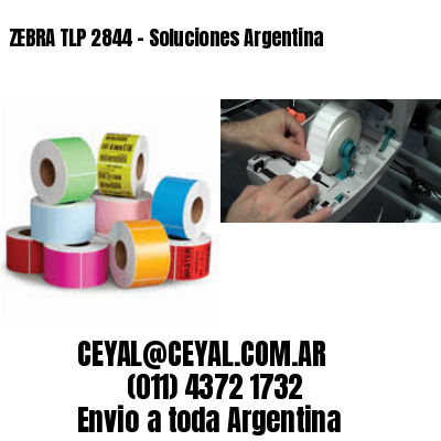 ZEBRA TLP 2844 – Soluciones Argentina