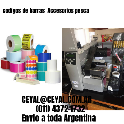 codigos de barras 	Accesorios pesca