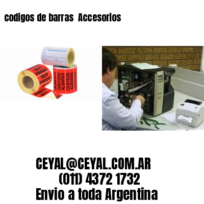 codigos de barras 	Accesorios