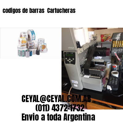 codigos de barras 	Cartucheras