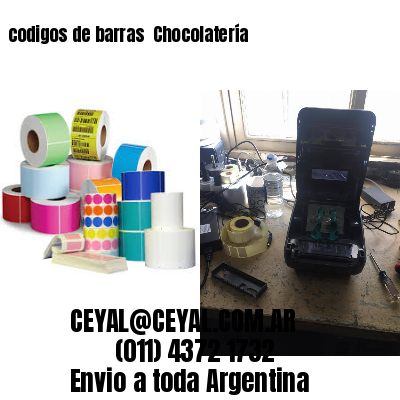 codigos de barras 	Chocolatería