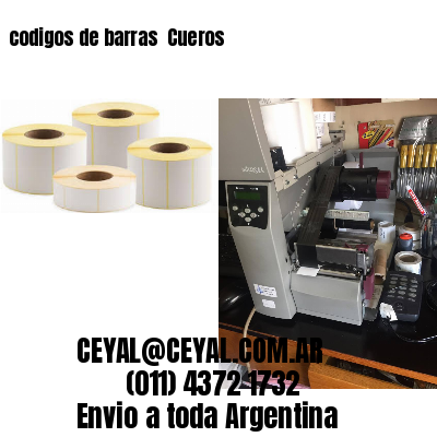 codigos de barras 	Cueros