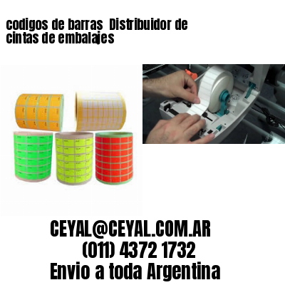 codigos de barras 	Distribuidor de cintas de embalajes