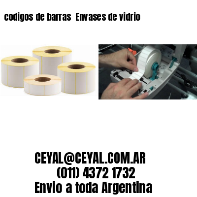 codigos de barras 	Envases de vidrio