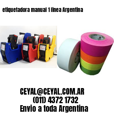 etiquetadora manual 1 linea Argentina
