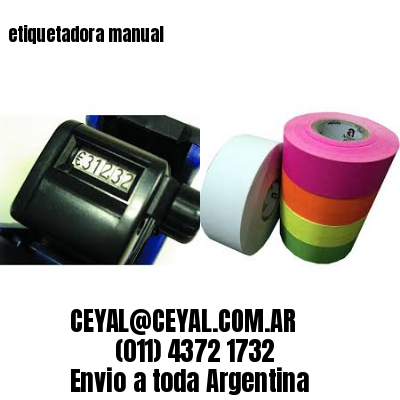 etiquetadora manual