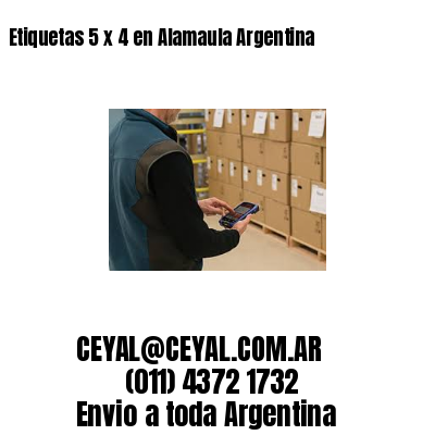 Etiquetas 5 x 4 en Alamaula Argentina