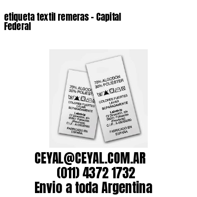 etiqueta textil remeras – Capital Federal