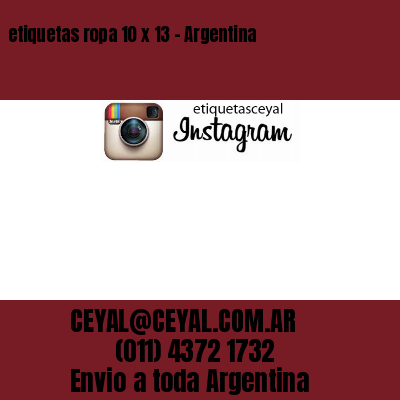etiquetas ropa 10 x 13 – Argentina