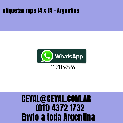 etiquetas ropa 14 x 14 – Argentina