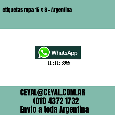 etiquetas ropa 15 x 8 – Argentina