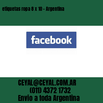 etiquetas ropa 8 x 10 – Argentina