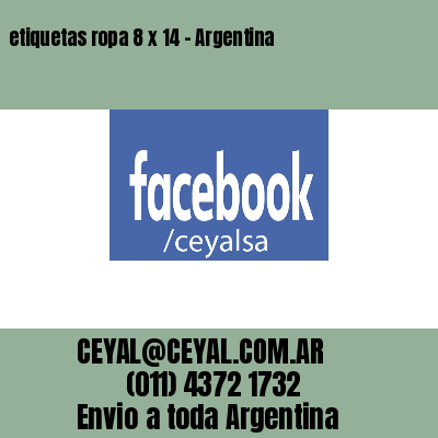 etiquetas ropa 8 x 14 – Argentina