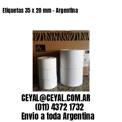 Etiquetas 35 x 20 mm – Argentina