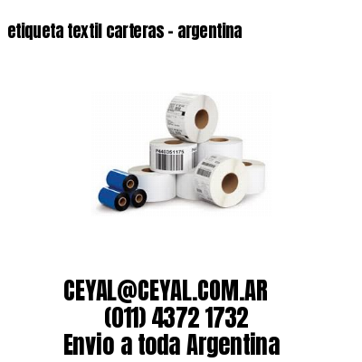 etiqueta textil carteras – argentina