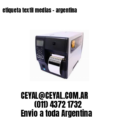 etiqueta textil medias – argentina