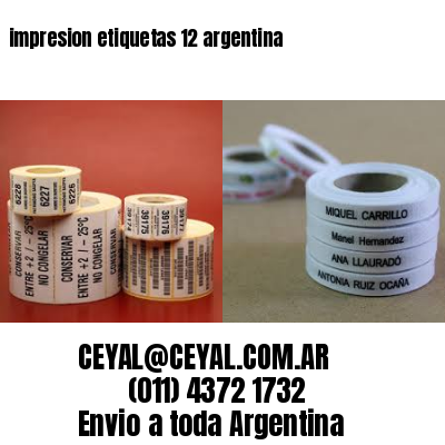 impresion etiquetas 12 argentina