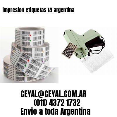 impresion etiquetas 14 argentina