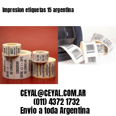 impresion etiquetas 15 argentina