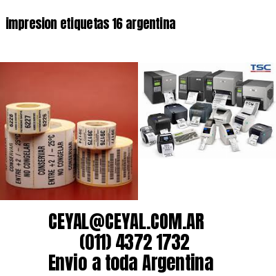 impresion etiquetas 16 argentina