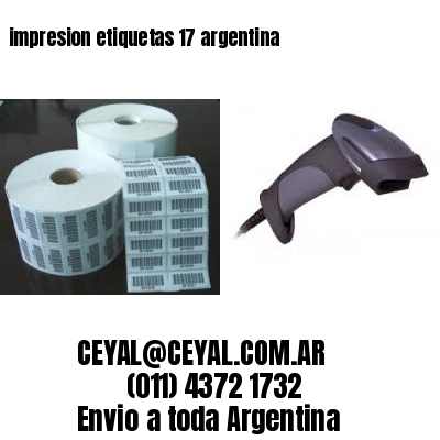 impresion etiquetas 17 argentina