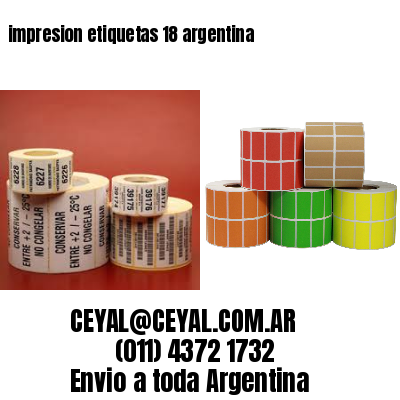 impresion etiquetas 18 argentina