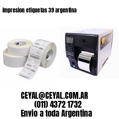 impresion etiquetas 39 argentina