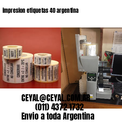 impresion etiquetas 40 argentina
