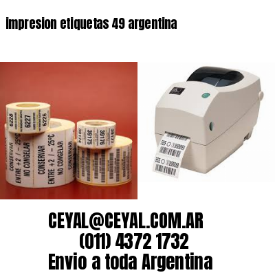impresion etiquetas 49 argentina