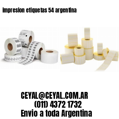 impresion etiquetas 54 argentina