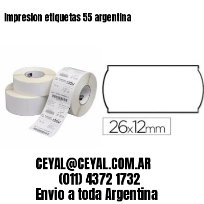 impresion etiquetas 55 argentina