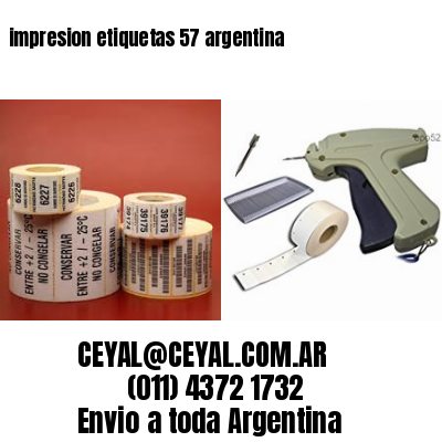 impresion etiquetas 57 argentina