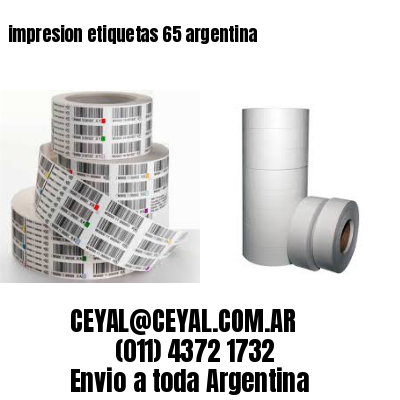 impresion etiquetas 65 argentina
