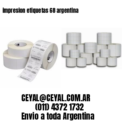 impresion etiquetas 68 argentina