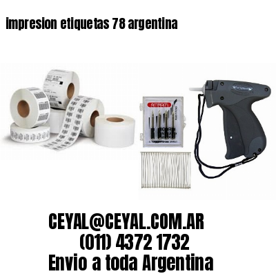 impresion etiquetas 78 argentina