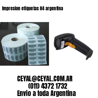 impresion etiquetas 84 argentina