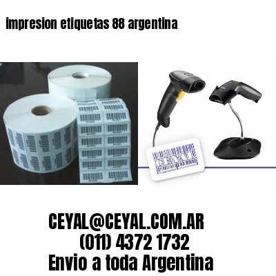 impresion etiquetas 88 argentina