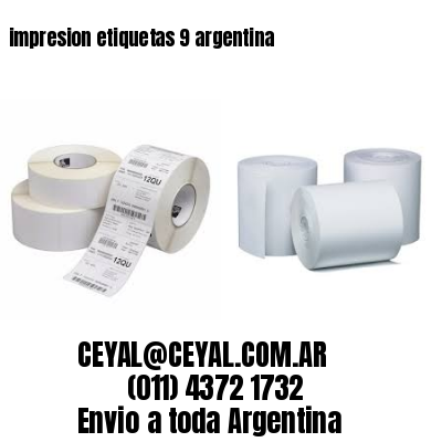 impresion etiquetas 9 argentina